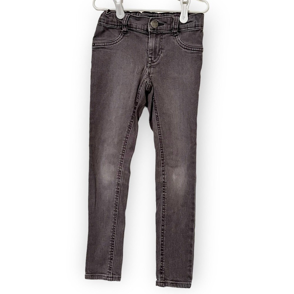 Children's Place Girls 6X/7 Gray Stretch Skinny Jegging Jeans Adjustable Waist